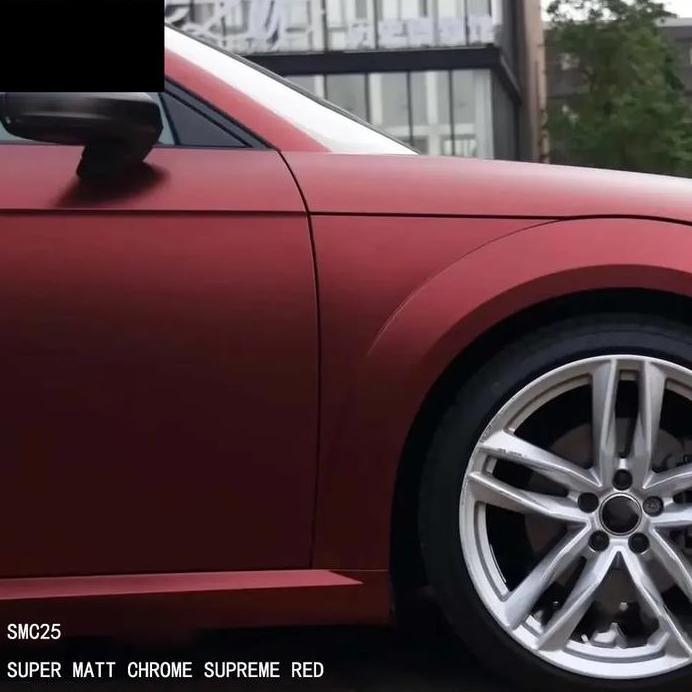 MAXDECAL SMC25 SUPREME RED MATTE CHROME SKOTLET MOTOR PREMIUM DOP READY STOCK