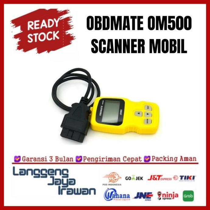 PROMO DISKON - OM500 Scanner Mobil OBD2 OBDMate JOBD OBD Mate Obdi Scanner Sensor Om500
