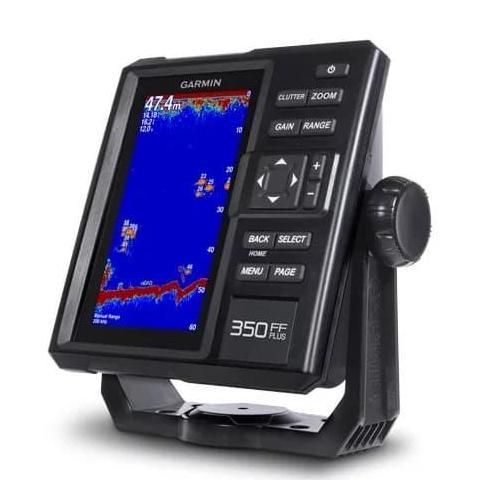 Garmin FF350Plus Fishfinder dan GT20 Transom FF350 Plus Fish Finder