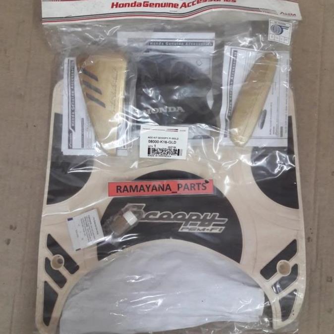 Paket Aksesories Scoopy Fi Gold 08000K16Gld