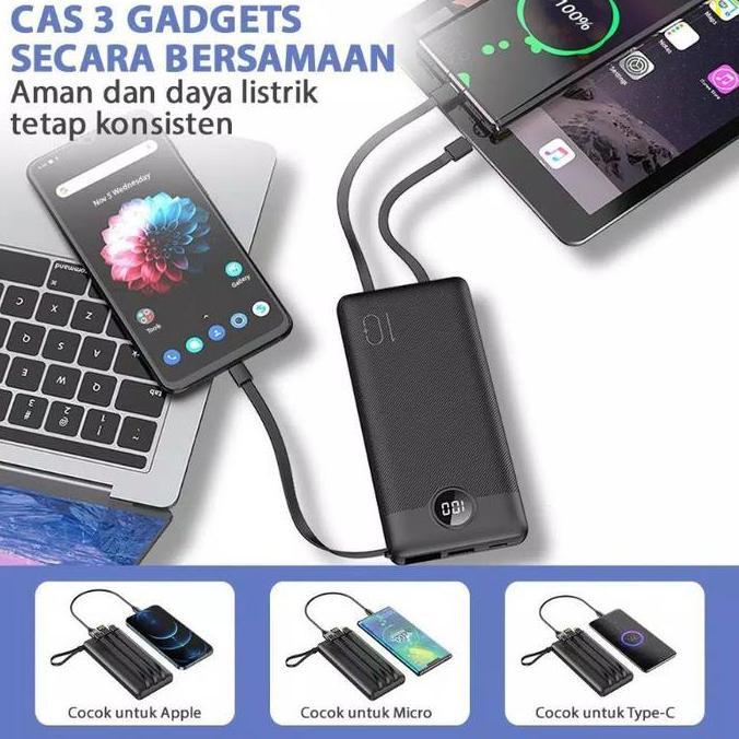 Powerbank MOFIT M19 10000mAh + Fast Charge 2.4A Real Capacity