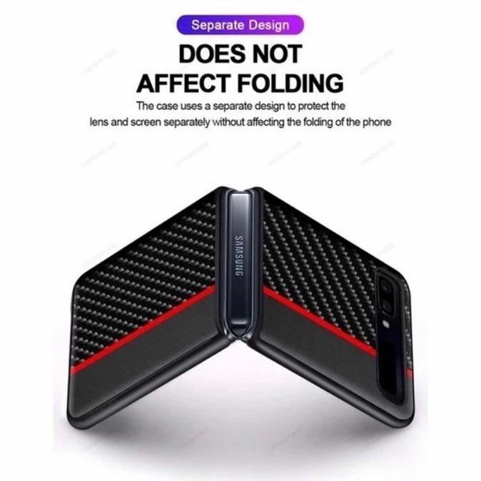 SAMSUNG Z FLIP 1/Z FLIP 2/SAMSUNG Z FOLD 2 CASING COVER MOTIF CARBON