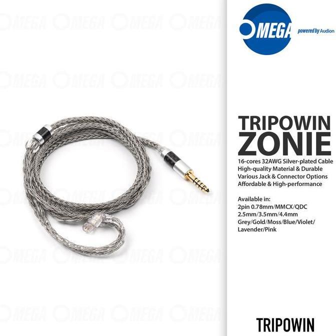 Tripowin Zonie 16-Core Silver-Plated Copper Upgrade Cable/Kabel Iem