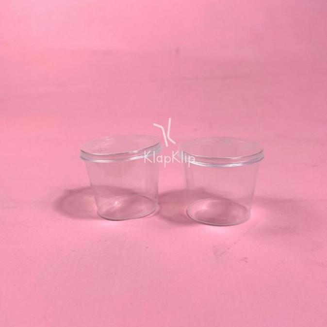 Cup Saus Sambal 25ml - Thinwall Cup Slime Kecil Mini Plastik Tebal