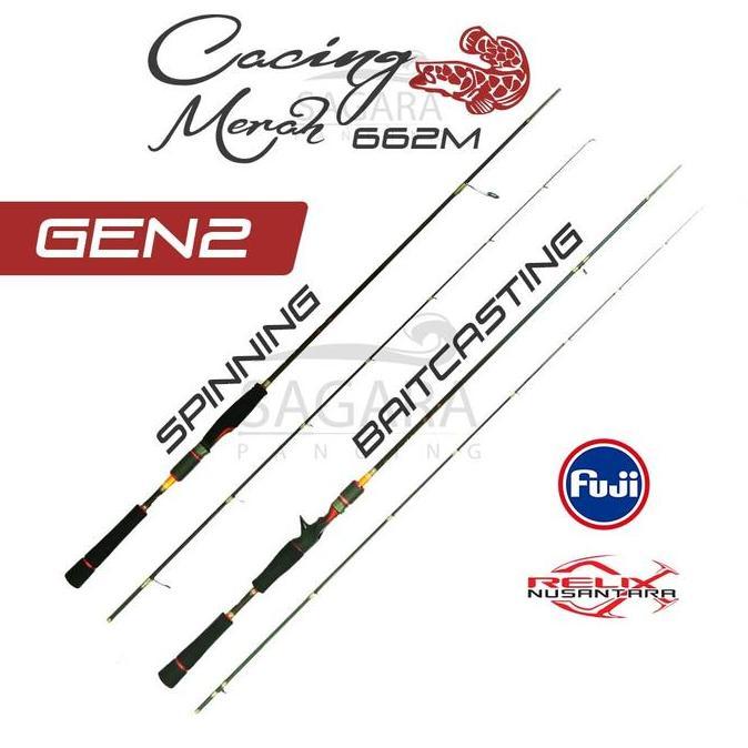 Joran Cacing Merah GEN 2 Joran Casting Joran Relix Nusantara