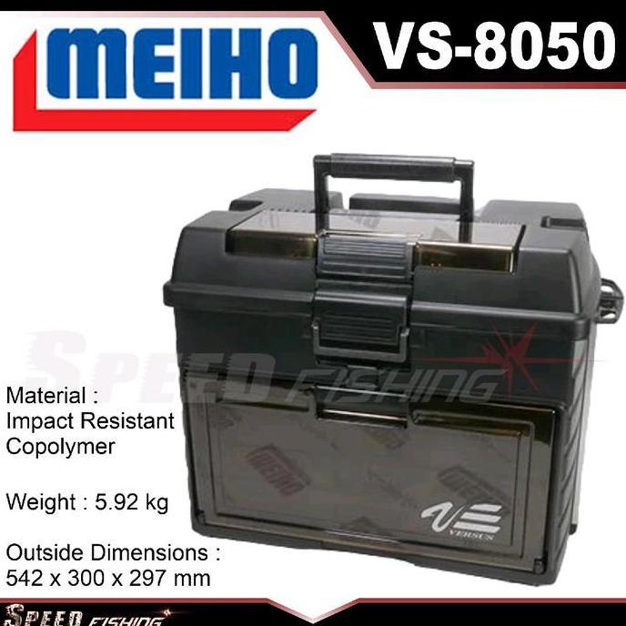 Tackle Box MEIHO Versus VS-8050 Kotak Perlengkapan Alat Pancing Tamiya