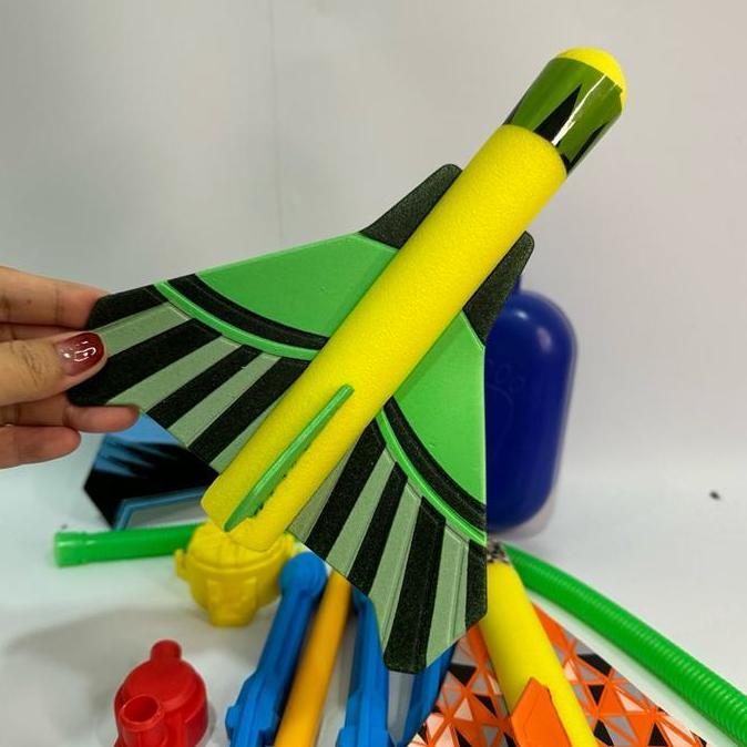 rocket launcher toys mainan injak roket terbang stomp rocket