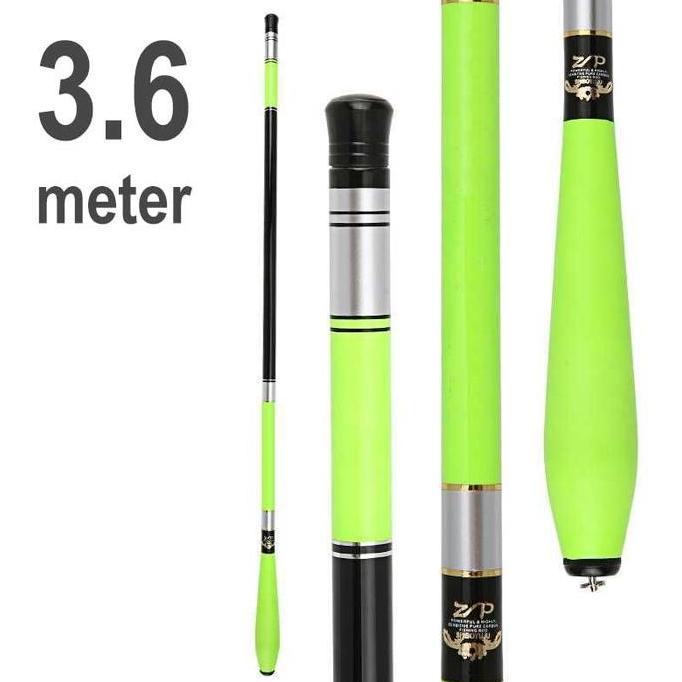 Joran Tegek 3.6 Meter Pancing Rawa Telescopic Carbon Fiber