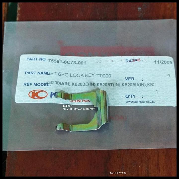 GRATIS ONGKIR KLIP KUNCIAN JOK BAGASI KYMCO FREE EX,FREE MX, TREND, CEVIRA, SPIKE !!!