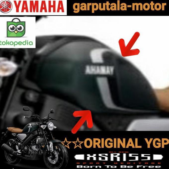 Cover Tank Side 1  Bbs-F4129-00-P2  Yamaha Xsr155 Green Dop Cover Tanki Samping Kiri Original Yamaha