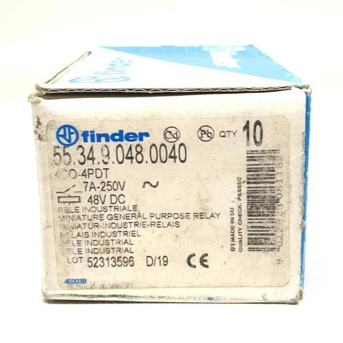 Sale Relay Finder 55.34.9.048.0040 48Vdc 4Co -4Pdt