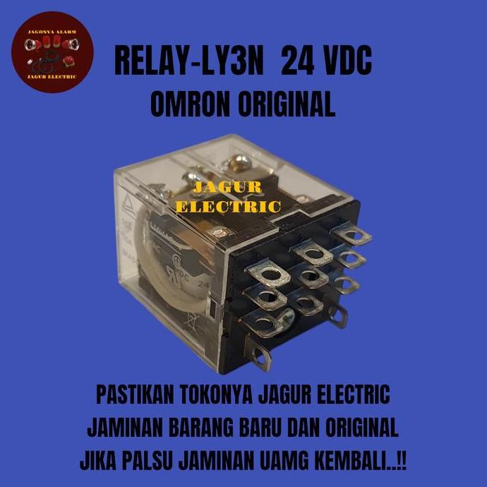 Promo Ly3N 24Vdc Relay Omron/Power Relay Ly3N 24 Vdc Relay Omron Original
