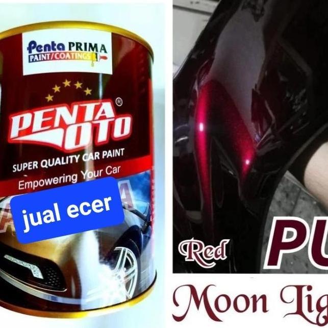 Cat Polyurethane Moon Light Red Blue Green Violet Tosca Pink Gold Penta Oto Cat Pu Merah Biru Hijau 