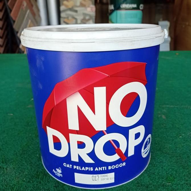 No Drop warna cream (017 Kuning) cat pelapis anti bocor 4 kg ( galon )