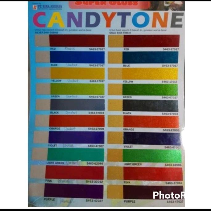 CAT PENTA SUPER GLOSS CANDYTONE GREEN -CANDY HIJAU - 200 GRAM
