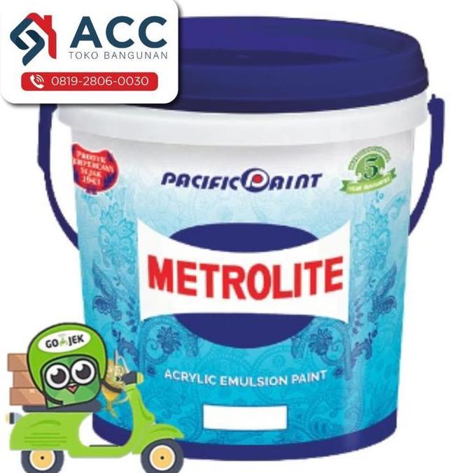 Cat Tembok & Plafon Metrolite Putih 1kg