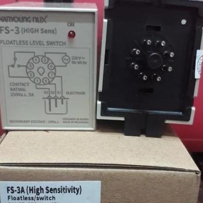 Hanyoung Water Level Control WLC FS-3 berikut dengan Pilihan Socket