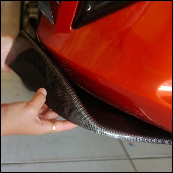 HOT DEAL WINGLET DEPAN VARIASI BEMPER DEPAN MOBIL VIOS LIMO FULL CARBON 
