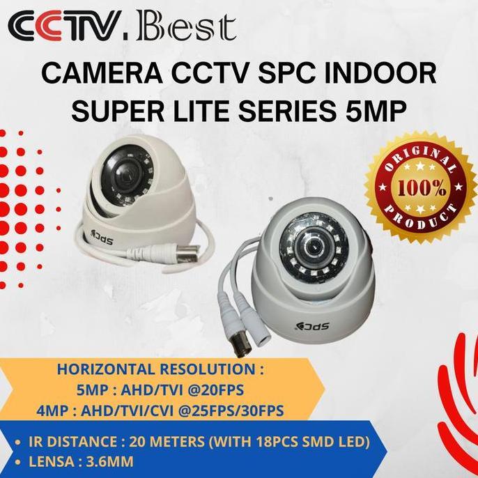 Murah Camera Cctv Spc Indoor Super Lite Series 5Mp