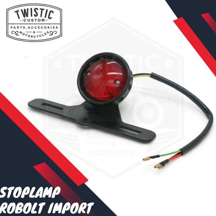 Stoplamp Soniq Lampu Classic Caferacer Japstyle Kasaki W175 CB