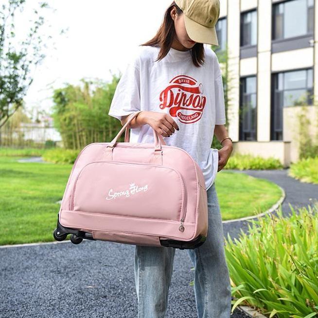 TERBARU  TAS TRAVEL TROLLEY / TAS PENYIMPANAN KAPASITAS BESAR / TAS PERJALANAN / TAS TRAVELLING / TR