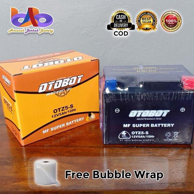 Aki Motor Suzuki Shogun Sp 125, Nex, S, Skydrive, Skyve GTZ5S Otobot Aki Kering MF