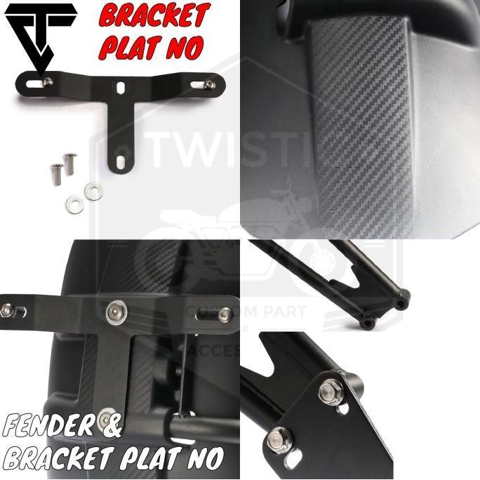 Spakbor Mudguard Belakang Motor Custom XSR 155 Model WR3 Universal