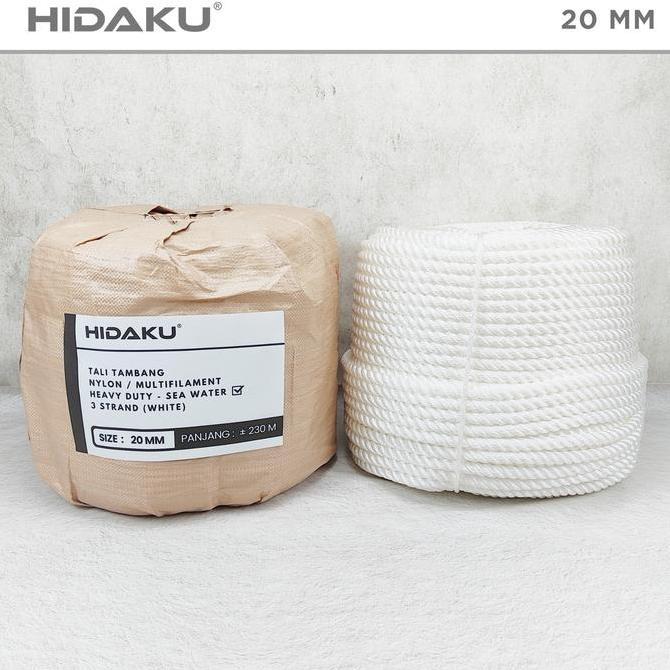 Sale Hidaku Tali Tambang Nylon 20Mm Roll / Tambang Nilon 20Mm / Roll