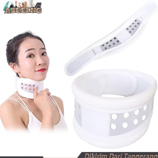 SYAUBAN Alat Penyangga Leher Adjustable Penyangga Leher Terapi Cervical Collar