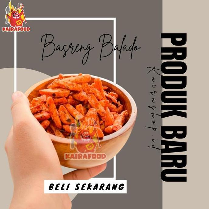 500gr BASRENG | BASRENG PEDAS DAUN JERUK