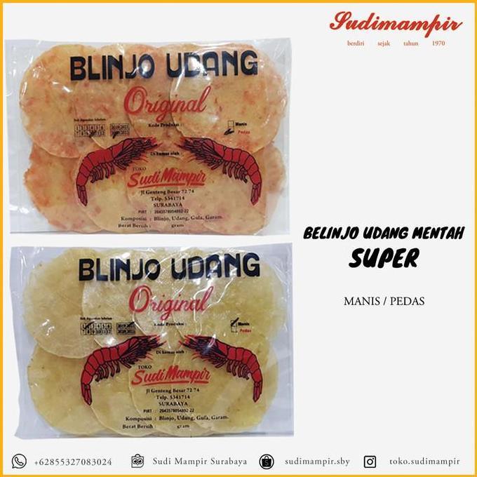Emping Belinjo/Blinjo Udang Mentah Sudi Mampir | Oleh Oleh Surabaya