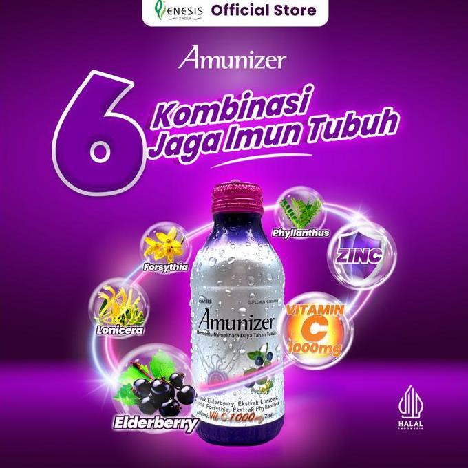 Bitamin- Amunizer Vitamin C Botol 4X140 Ml