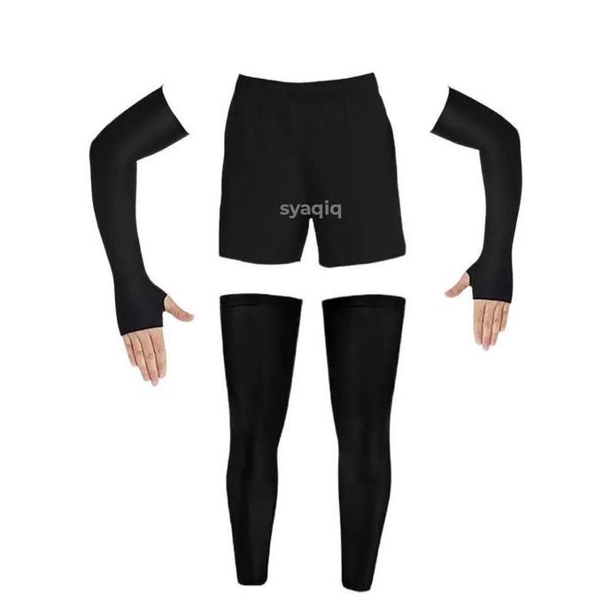 Setelan Olahraga Manset Tangan Celana Kolor Bola Manset Kaki Pria Wanita