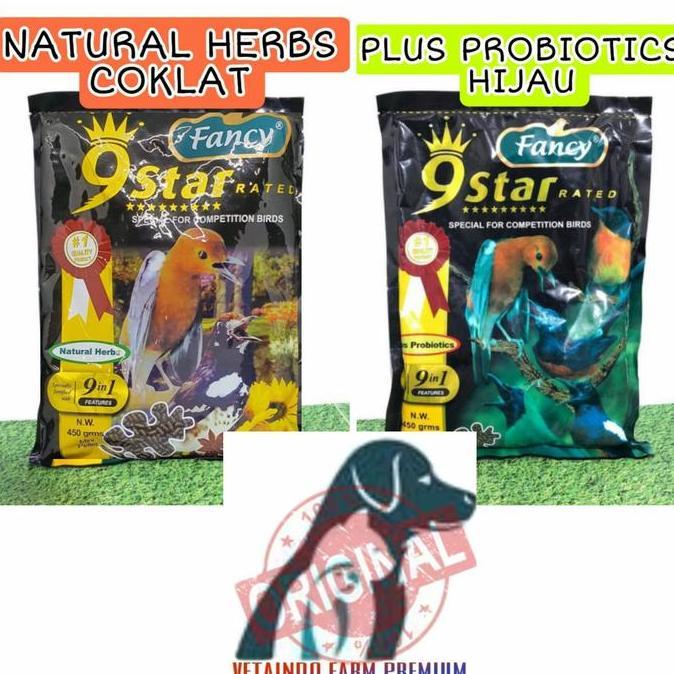 Dbutsu- Pakan Burung Murai Anis Kacer Cucak Fancy 9 Star Coklat Herbal