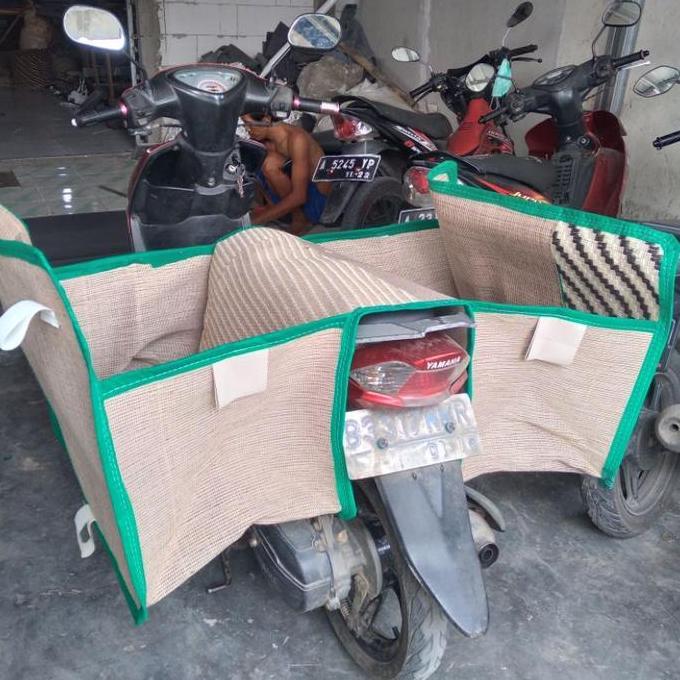 BRONJONG MOTOR / KERANJANG MOTOR TAS OBROK TAS POS TAS KURIR TAS CATERING TAS KANDEK TAS KAMBING KUR