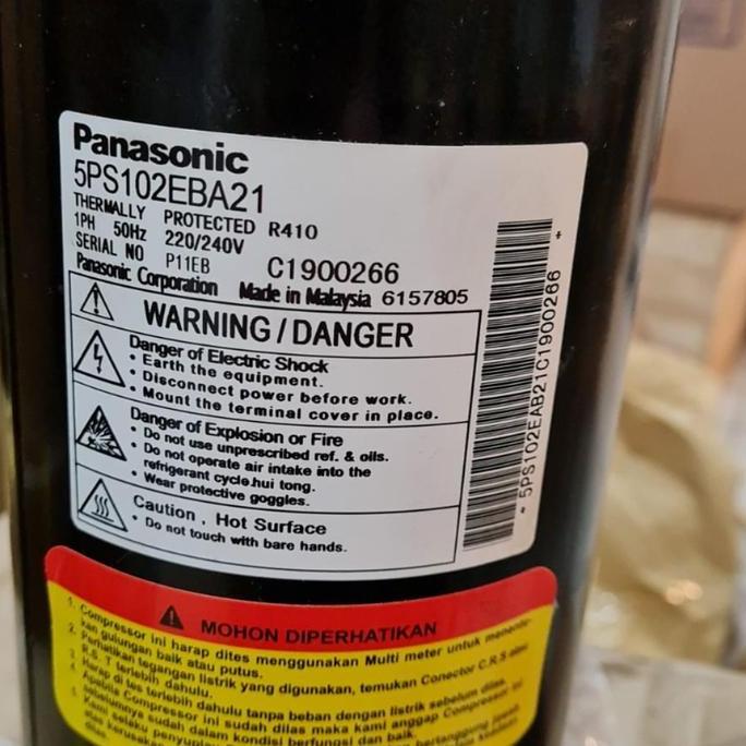 KOMPRESOR / COMPRESSOR AC PANASONIC 1PK FREON R410
