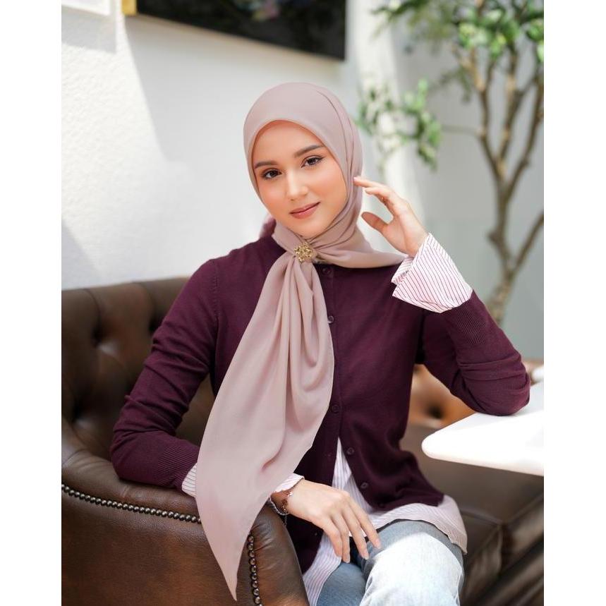Heaven Lights - Voal Plain - Hijab Voal Polos Segi Empat