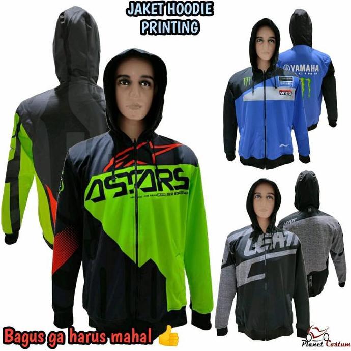 PCJ1 Jaket Motocross Printing Motif Terbaru Motor trail Cross Jersey DH