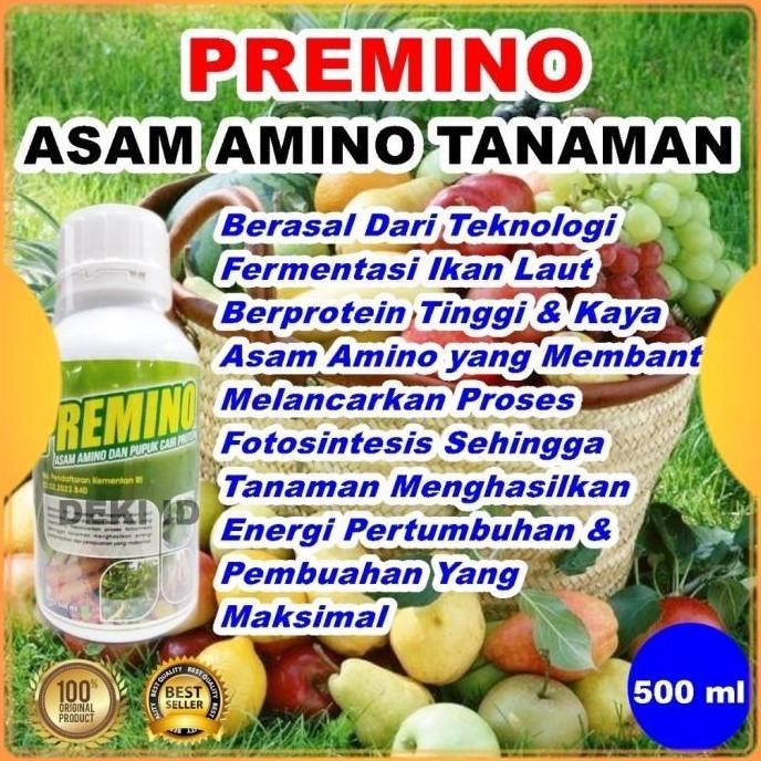 Premino 500 Ml Pupuk Asam Amino Tanaman Nutrisi Organik Cair Aminosan Terbaru 