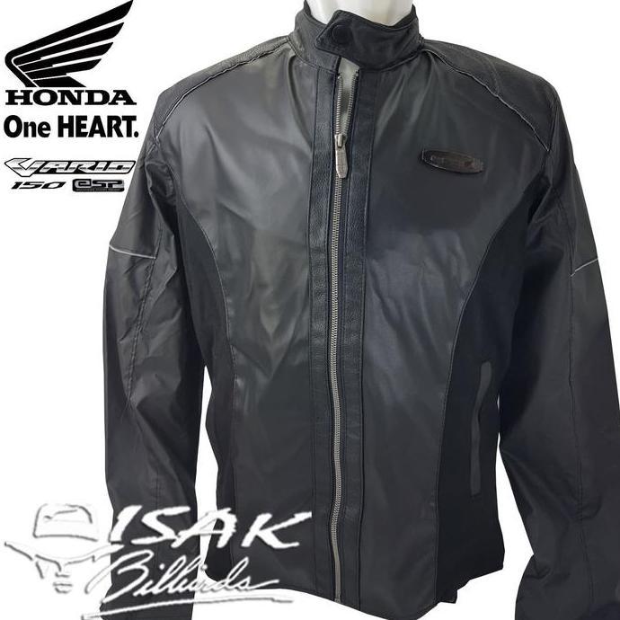Jacket Honda Vario 150 Asli - Black Jaket Motor Touring Apparel Hitam