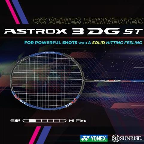 Smastr- Raket Badminton Yonex Astrox 3 Dg St 3 Dg Hf 3Dg St Hf Black Blue