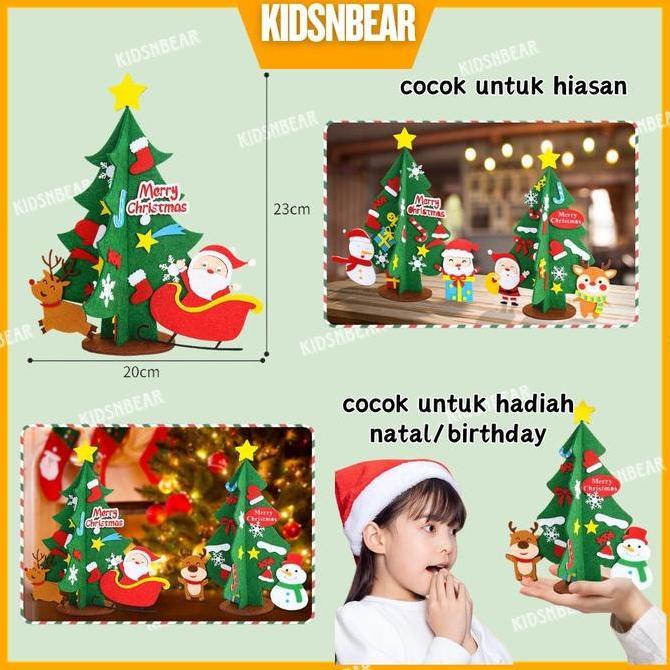 Pohon natal | Mainan edukasi anak | DIY | Mainan Anak Dekorasi Pohon Natal | 266-Diy Pohon Natal Fla