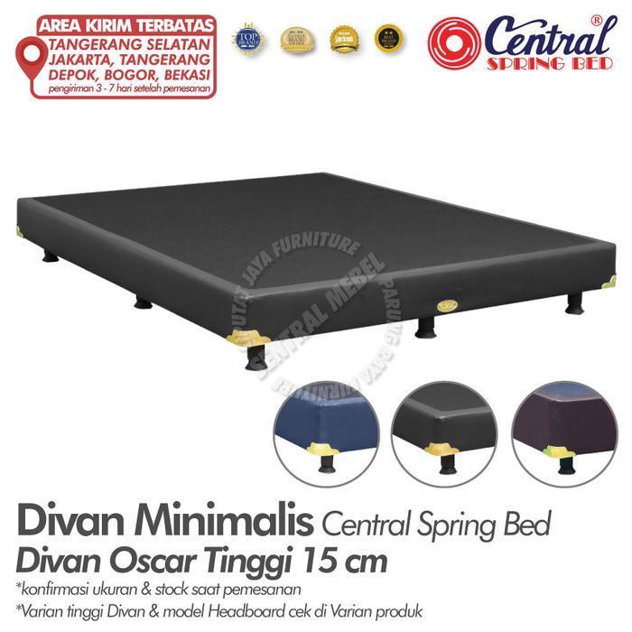divan tempat tidur Central Springbed DT15 - divan sandaran