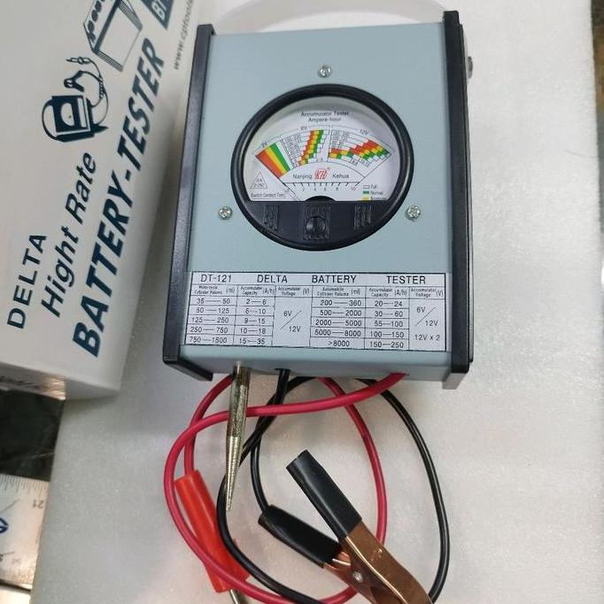 TERMURAH - Battery tester Delta - Alat tes aki - accu tester