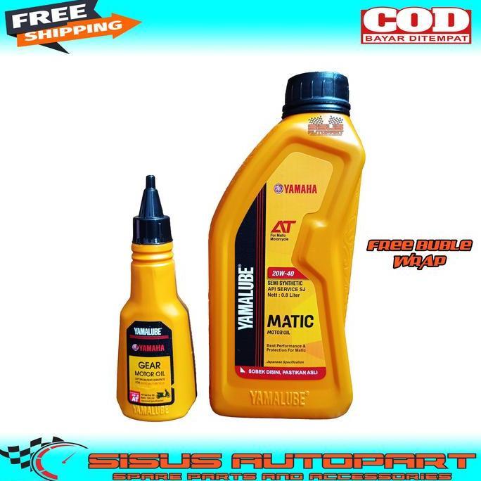 New- Yamalube Matic / Oli Yamalube Matic Dan Oli Gardan Yamalube / Paket Yamalube Matic Motor Motorc