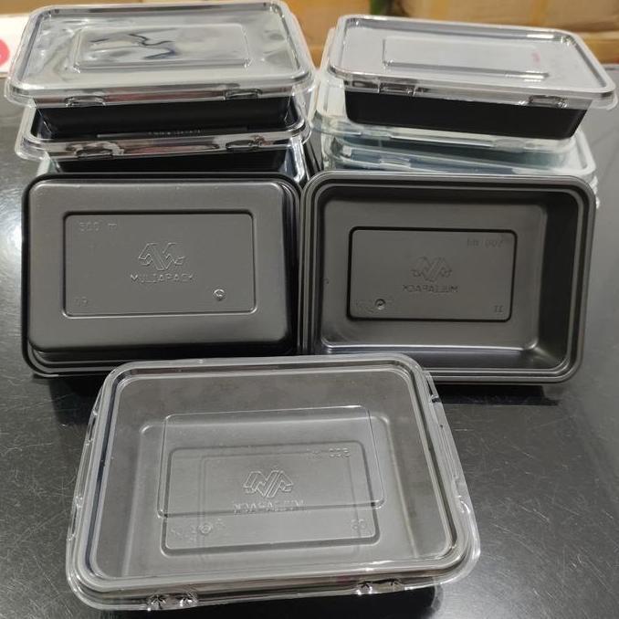 Mika Bento Thinwall 500ml +Tutup @25 / Kotak Makan Plastik Tanpa Sekat