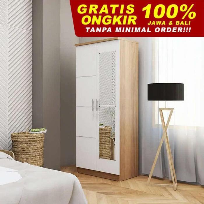 Olympic Lemari Pakaian 2 Pintu / Lemari Baju / LP EERO 2P