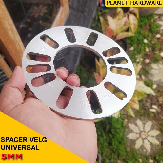 Nutbolt- Spacer Velg Mobil 5Mm Lobang Baut 4 & 5 Kendaraan Roda - Harga Satuan