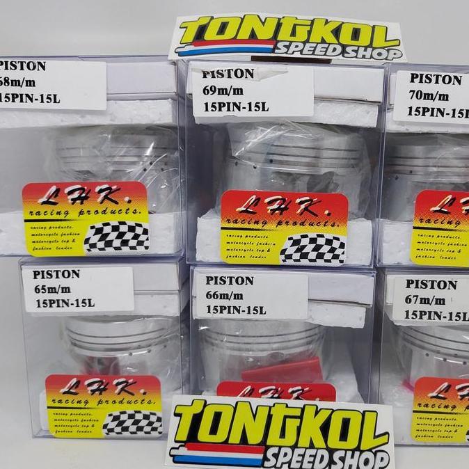 PISTON LHK PIN 15 UKURAN 65,66,67,68,69,70MM ORIGINAL THAILAND