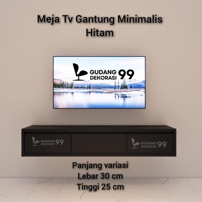 Meja Tv Minimalis Gantung / Meja Tv minimalis / Meja Tv Gantung / Cradensa Tv / Buffet Tv / MEJA TV 